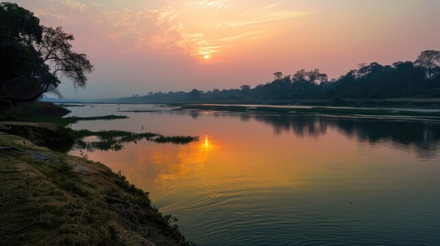 Banks of the Godavari River