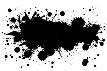 Ink Splatter Vector Paint: Abstract Blot and Splash with Drop's. Abstract Grunge Texture.