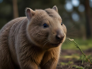 Obraz premium wombat pick