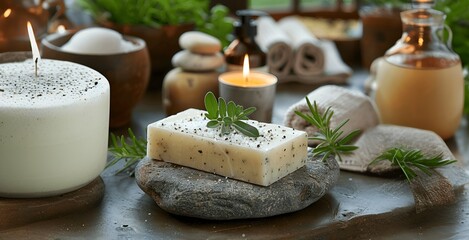 Natural Spa Retreat with Handmade Soap and Aromatherapy