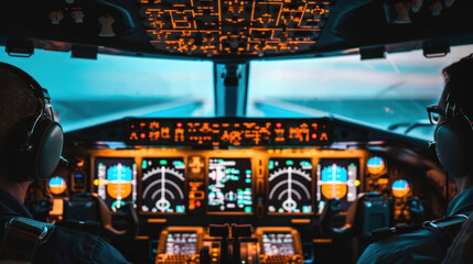 Flight crew of a commercial airliner