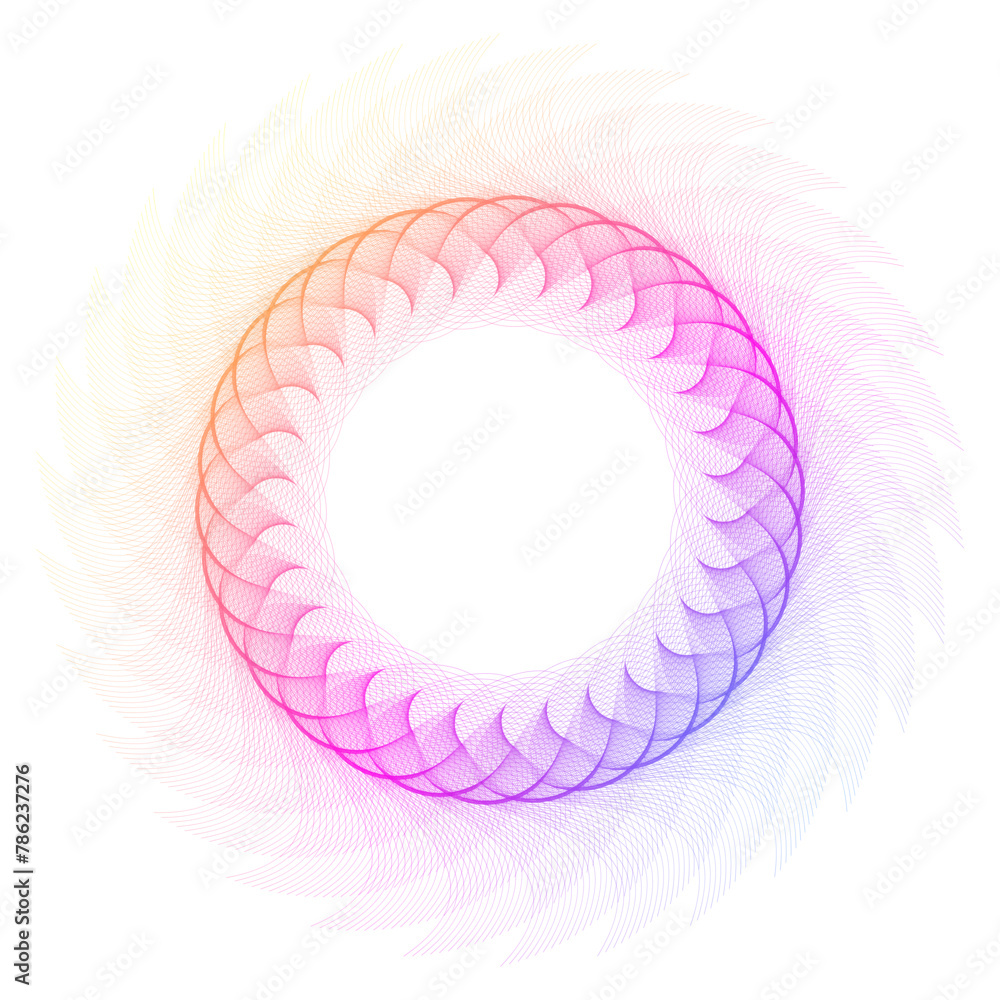 Poster abstract background with circles
