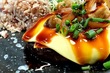 Cheese Minced Beef Steak Recipe Served Restaurant