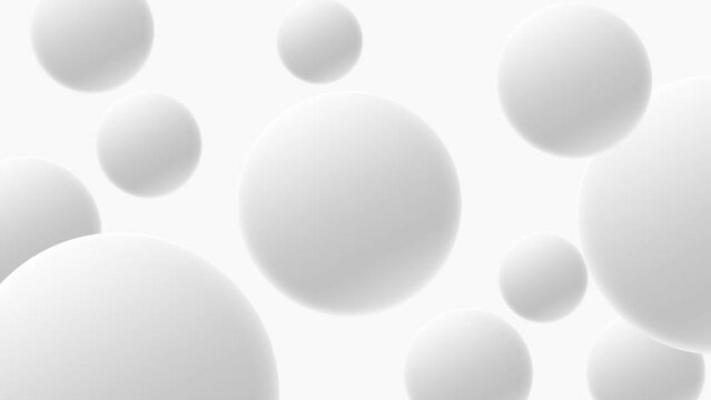 white ball on white background