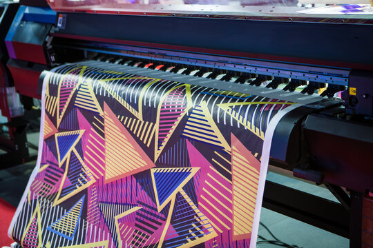 Hybrid digital textile printer. Dye sublimation printing machine.	