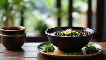 Che Dau Den (Black Bean Sweet Soup) - obrazy, fototapety, plakaty