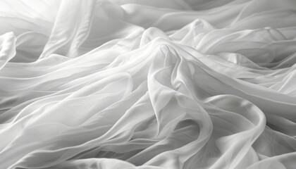 Ivory silk satin drapery with abstract monochrome luxury background for sophisticated designs