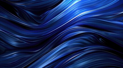 BACKGROUND WITH MOVING LINES IN SHADES OF DARK BLUE