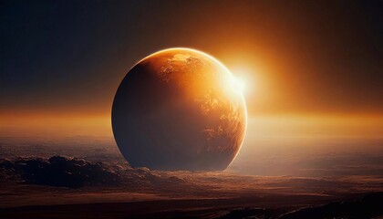sun and planet