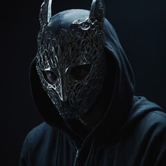 person in a mask