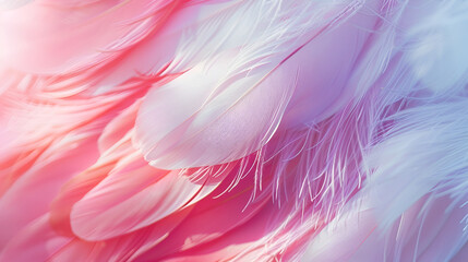 Beautiful abstract white and pink feathers on white background and soft white feather texture on pink pattern and pink background, feather background, pink banners
