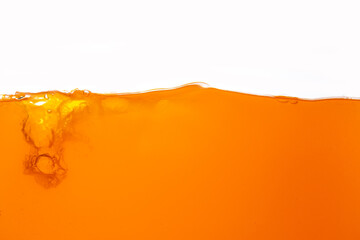 Macro orange juice drink texture,Close up bright orange juice texture for health and nature waves