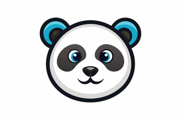 logo panda logo panda logo style vector illustration