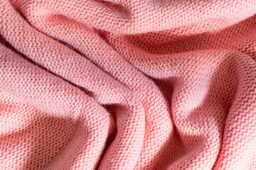pink cloth texture,Fluffy Gentle baby pink fabric with waves and folds. Soft pastel textile texture. Folds on the soft fabric. Rose towel terry cloth.
