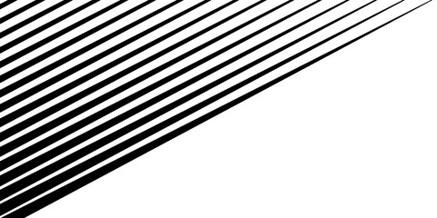 Black on white abstract diagonal lines pattern background