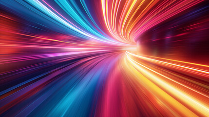 Speed of light color trails for a fastpaced action game cover artgradient scheme