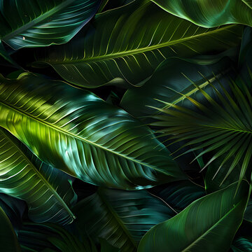 Abstract Leaf. abstract green leaf texture, nature background, tropical leaf.