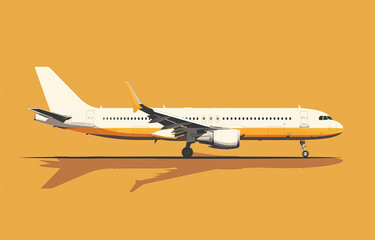 Obraz premium Travel plane illustration
