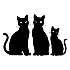 Cat silhouette Vector