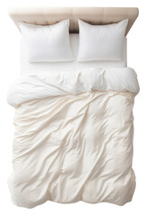 PNG Bed furniture mattress blanket - obrazy, fototapety, plakaty