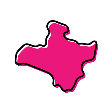 Zavkhan provinces of Mongolia map icon.