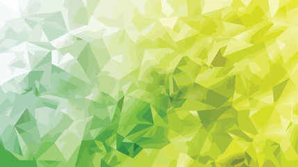 Light Green Yellow vector Low poly crystal background.