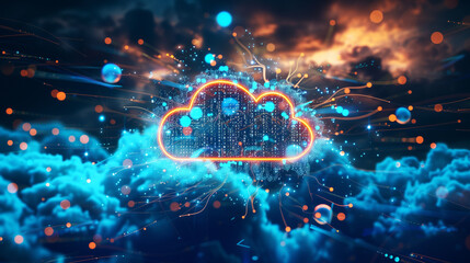 Dynamic Cloud Network Connection with Digital Sparks in Cyber Environment