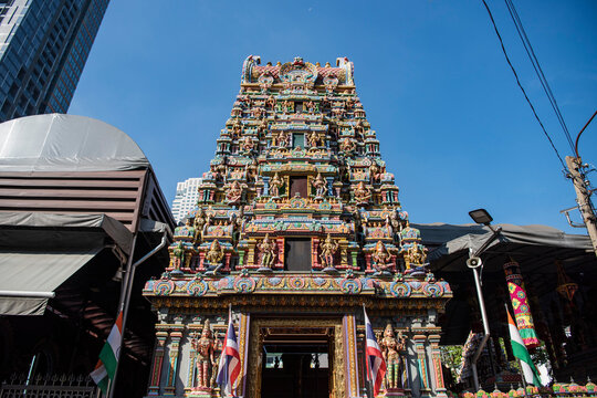 THAILAND BANGKOK SILOM SRI MAHA MARIAMMAN TEMPLE
