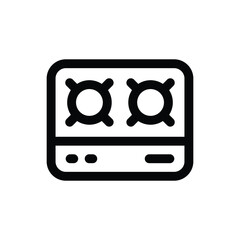 Obraz premium Simple Stove icon. The icon can be used for websites, print templates, presentation templates, illustrations, etc
