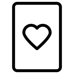 playing cards icon, simple vector design