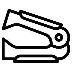 stapler remover icon, simple vector design - obrazy, fototapety, plakaty