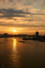 Sonnenuntergang Amsterdam, Sunset Amsterdam, Niederlande