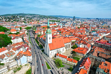 Fototapeta na wymiar St Martins Cathedral in Bratislava, Slovakia, Europe