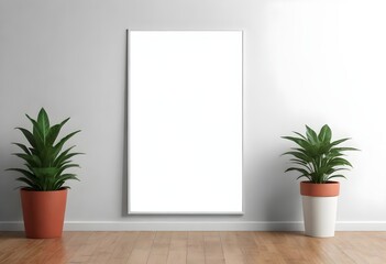 Frame mockup, ISO A paper size. Living room wall poster mockup. Interior mockup with house background. Modern interior design. 