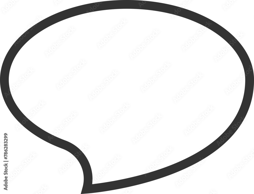 Poster talk bubble speech icon. blank empty bubbles vector design elements. chat on line symbol template. d