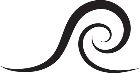 Waves vector design. Water wave icon. Wavy lines isolated.