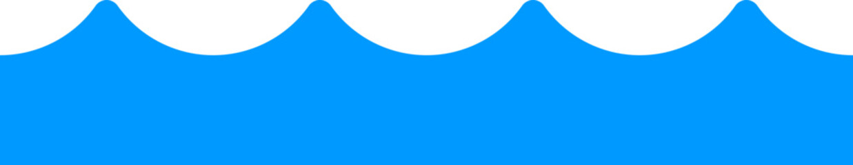 Waves vector design. Water wave icon. Wavy lines isolated.