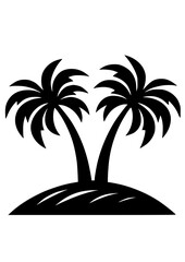 Hawaii SVG, Palm tree SVG, Hawaii Landscape, Hawaii Silhouette, Palm tree Clipart, Palm tree Cricut, Hawaii Logo, SVG, JPG, PNG