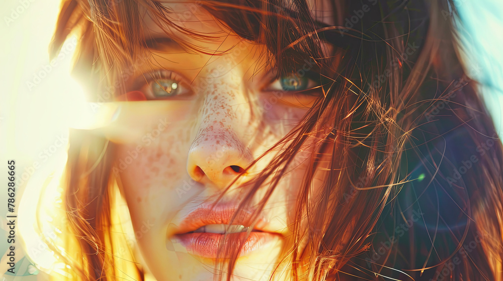 Aufkleber the image captures spontaneous chaos with a raw and unique style, showcasing vibrant colors and abst