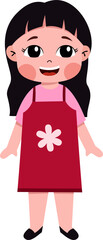 Smiling children avatar. Kid child expression vector illustration. Cute child character.