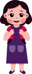 Smiling children avatar. Kid child expression vector illustration. Cute child character.