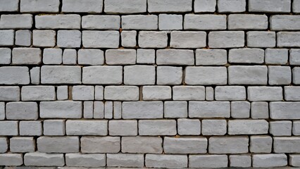 Obraz premium Gray brick wall texture background. Gray brick wall background. Grey brick wall texture.