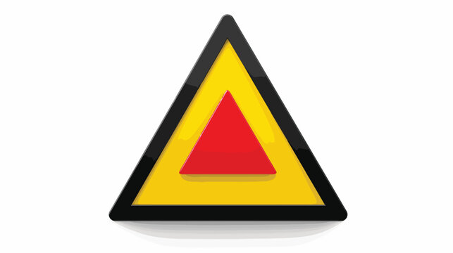Danger warning icon . alert triangle warn sign