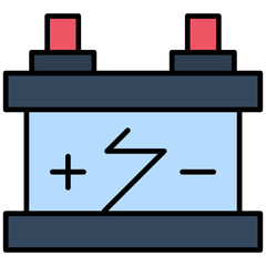 Battery, charging, electric, energy, power Icon