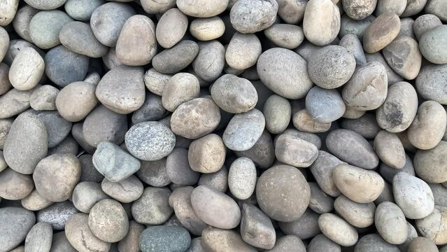 4k video of pebbles
