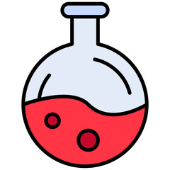 Chemistry, experiment, flask Icon