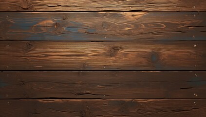 Dark brown wooden wall background, rustic wood texture