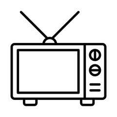 Television line icon