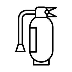 Fire extinguisher line icon