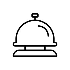 Bell ring line icon